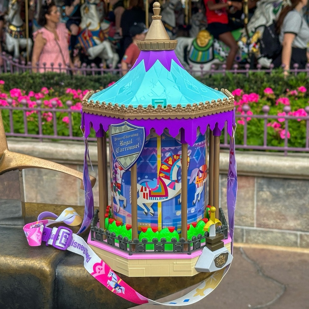 New Disney Parks Prince Charming Regal Carrousel Popcorn Bucket